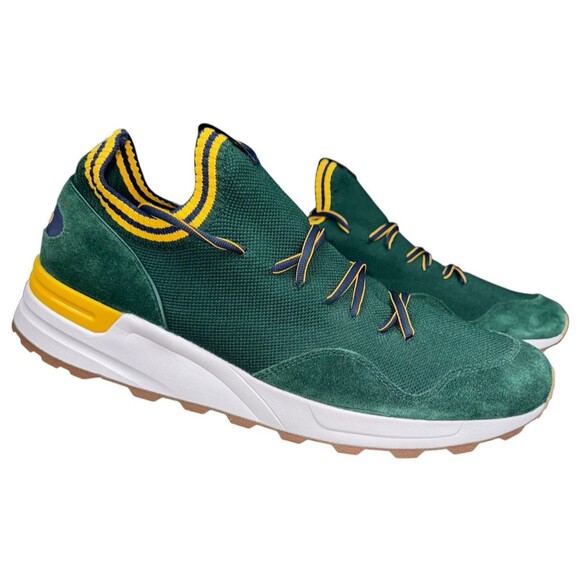 Polo Ralph Lauren Trackstr 200 II Mens Size 14 Sneakers Green Pony Shoes New - Picture 9 of 9